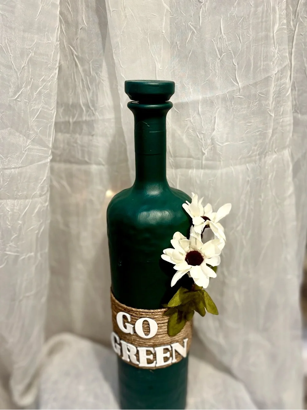 MSU Go Green Decorative Bottle - Green Home Accent